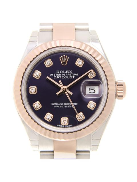ROLEX Rolex Lady-Datejust Aubergine Diamond Dial Automatic Ladies Oyster Watch 279171OBDJ