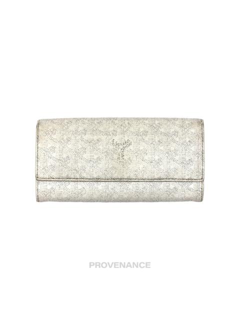Goyard Goyard Varenne Long Wallet - White Goyardine