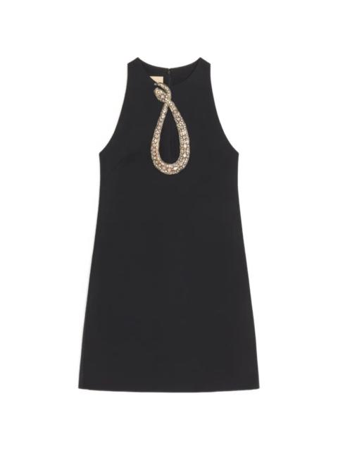 Valentino Embroidered Mini Dress