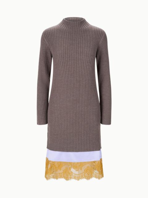 STAUD STAUD WILLOW SWEATER DRESS TRUFFLE