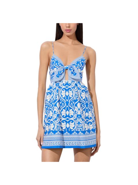 Alice + Olivia alice + olivia Melvina Linen-Blend Dress