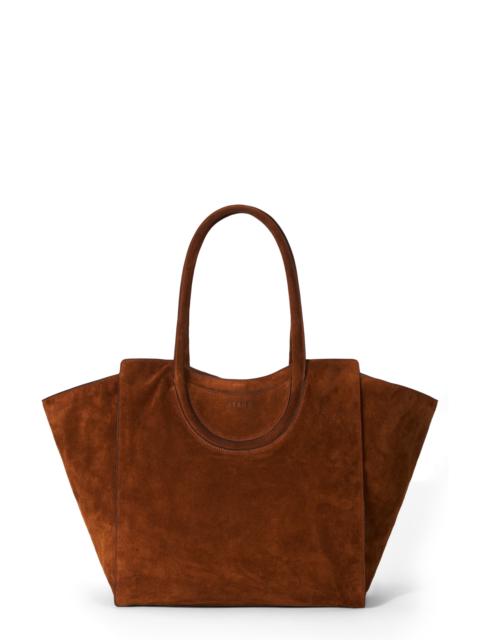 STAUD STAUD Maude Suede Tote Bag in Tabac at Nordstrom