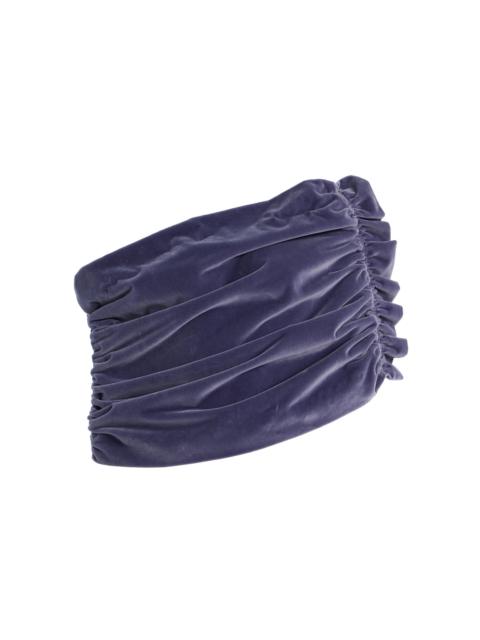 COLLEEN ALLEN Exclusive Cotton Velvet Shawl purple