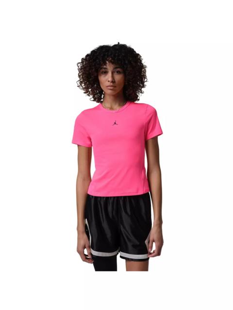 Jordan Women's Sports Essentials Dri-FIT Short-Sleeve Top -Pink