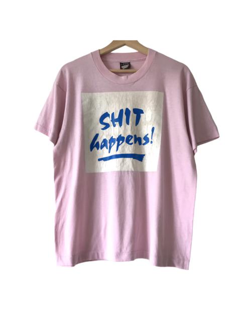 Other Designers Vintage - Shit Happens Vintage 1980s Funny Box Tee