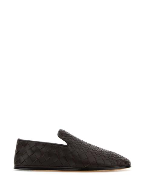 Bottega Veneta Bottega Veneta Men Dark Brown Nappa Leather Sunday Loafers