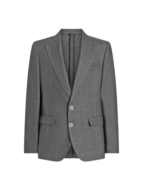 single-breasted blazer