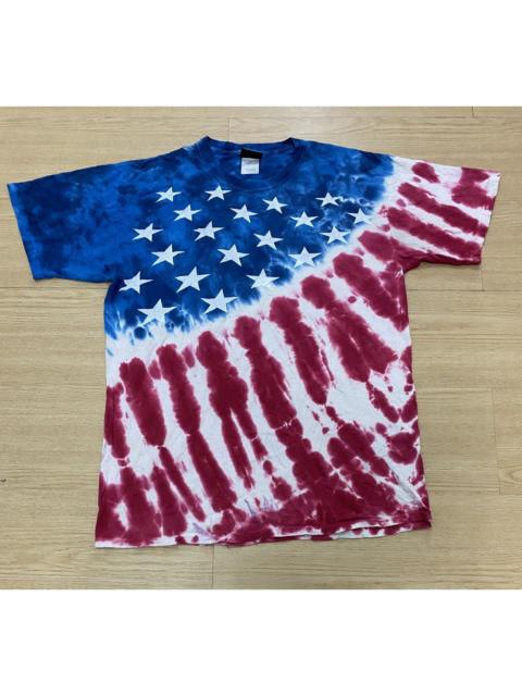 Other Designers VINTAGE LIQUID BLUE AMERICAN 🇺🇸 FLAG SHIRT RARE DESIGN