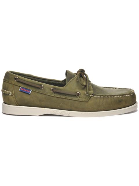 SEBAGO Sebago Portland Horse Boat Shoes in Green Military at Nordstrom