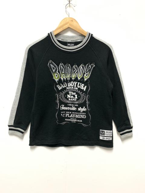 Other Designers Vintage - Badboy Spellout Sweatshirt Black Small