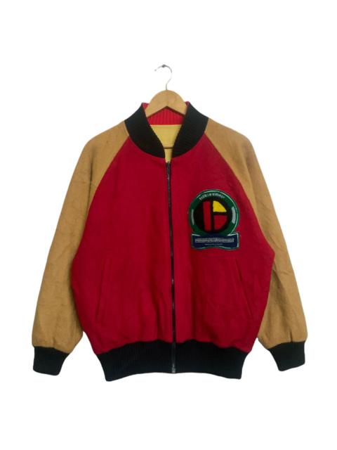 Other Designers Japanese Brand - DiMaggio Color Block Reversible Bomber Jacket