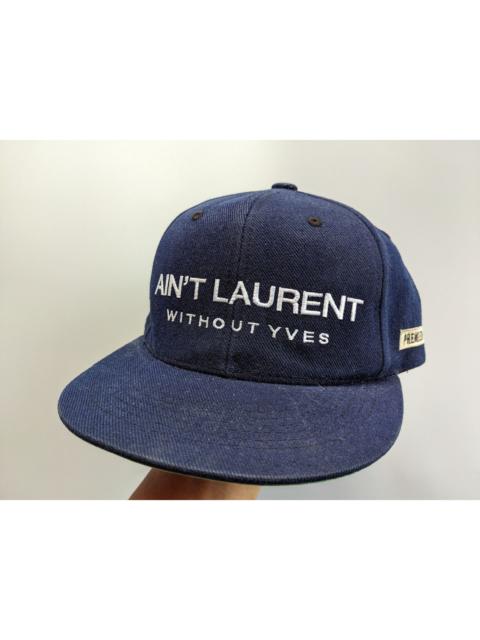 SAINT LAURENT Yves Saint Laurent parody cap
