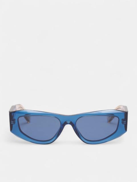 Prada Blue Transparent Gradient B19S Sunglasses