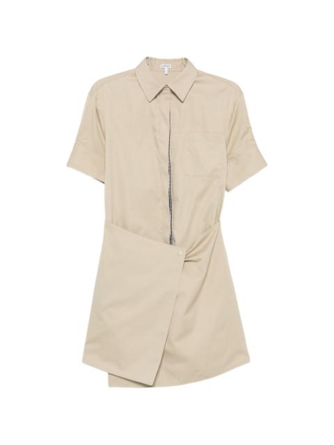 Loewe Loewe Women Cotton And Silk Mini Dress
