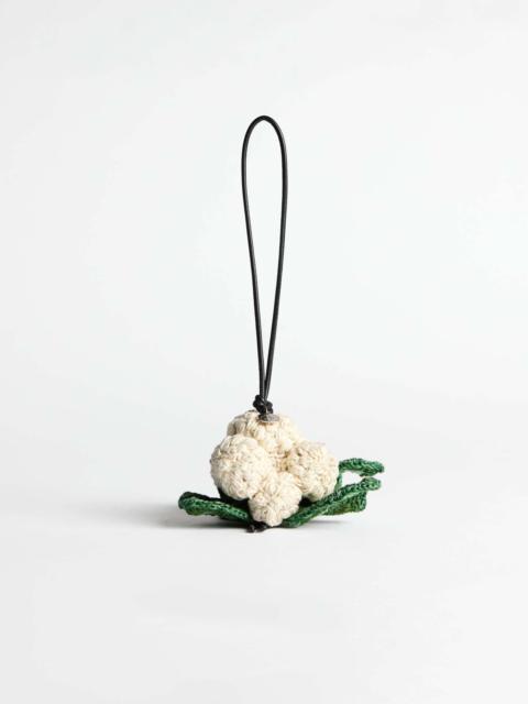 JW Anderson HAND-CROCHETED CAULIFLOWER CHARM