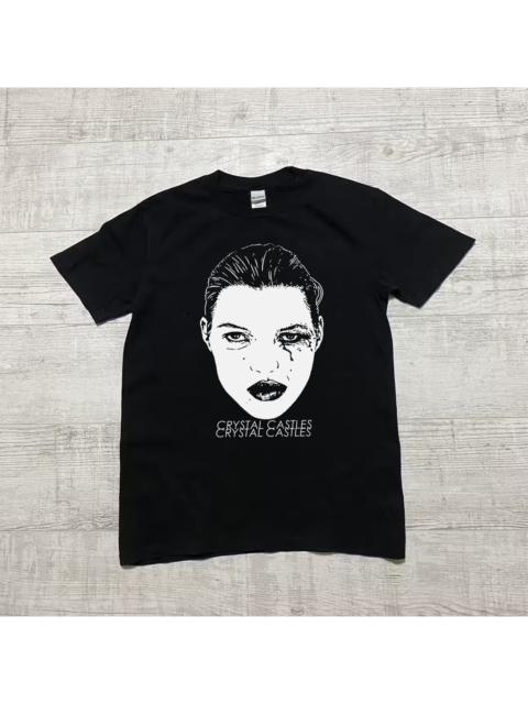 Very Rare Luke Vicious Crystal Castles Tee Band Shirt