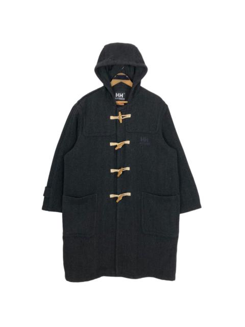 Other Designers Vintage - Helly Hansen Hooded Wool Trench Coat Toggle Buttons