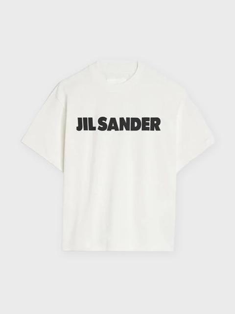 Jil Sander T-shirt Logo Porcelain