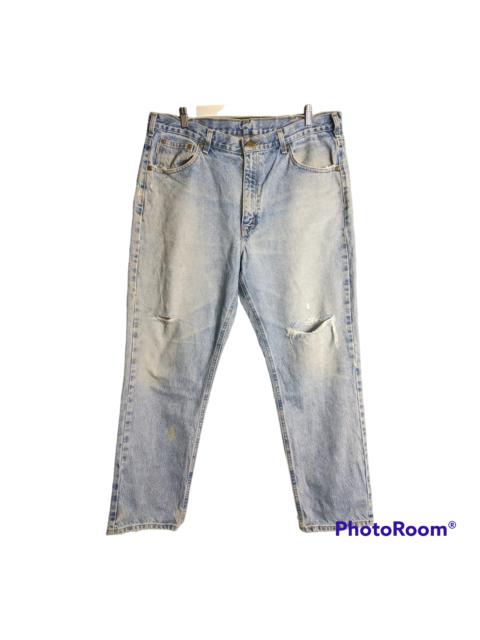 Other Designers Vintage - carhatt distresed denim jeans pants