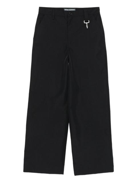 REESE COOPER® clasp-detail straight-leg trousers