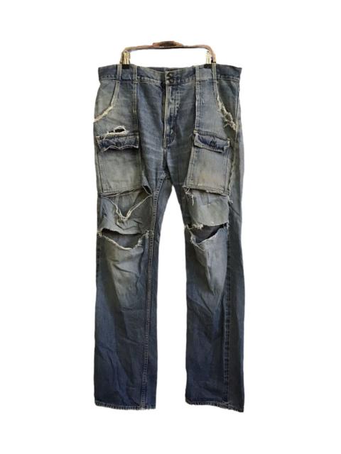 Other Designers Warehouse Distressed Bush Pants Ripped Selvedge