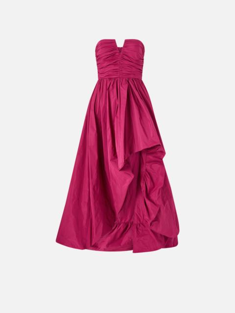 PINKO LONG, ELEGANT TAFFETA DRESS