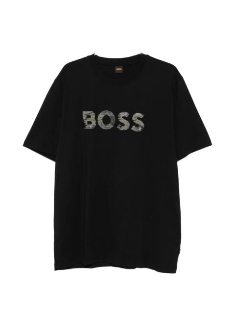 BOSS Boss Camouflage-logo T-shirt