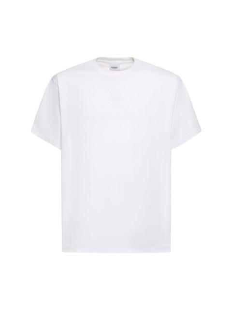 Burberry BURBERRY Tempah EKD White Cotton Short Sleeve T-shirt New (M
