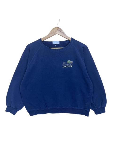 LACOSTE Lacoste Embroidered Small Logo Cropped Crewneck Sweatshirt