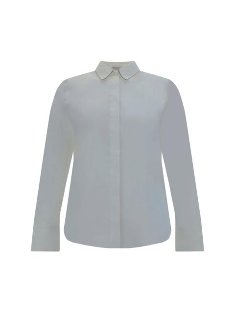 Brunello Cucinelli Brunello Cucinelli Women Shirt With Iconic Jewelry Details