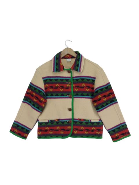 Other Designers United Colors Of Benetton - Vintage Benetton native Wool Jacket Button Up
