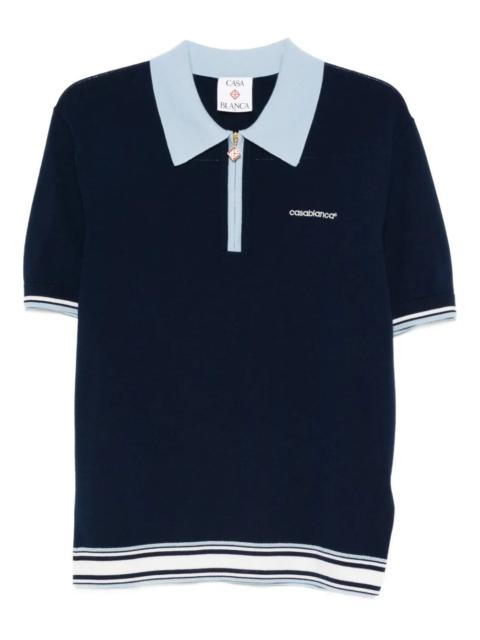 CASABLANCA Casablanca Men Zip-Up Polo
