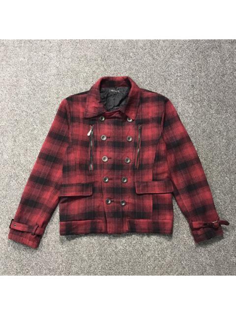 Other Designers Vintage - 2000's Berning Sho Punk Plaid Jacket