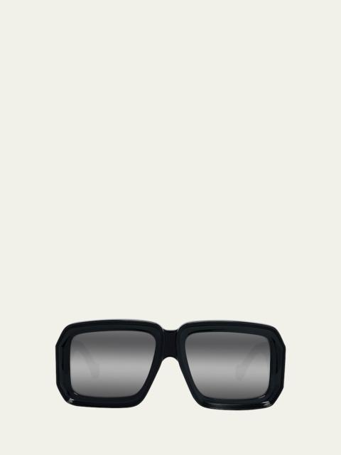 Loewe Signature Square Mirrored Sunglasses
