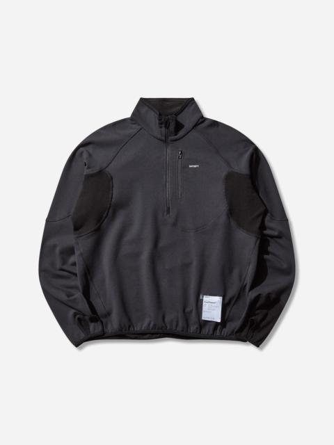 SATISFY Men's GhostFleece Half‑Zip Sweatshirt Black