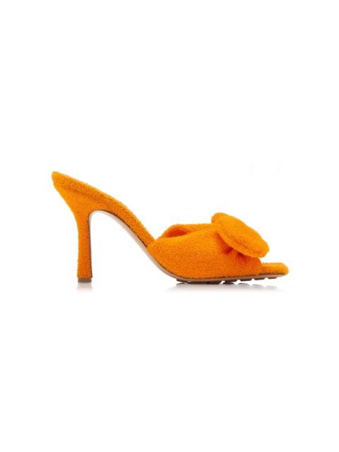 Bottega Veneta Stretch Terry Sandals orange
