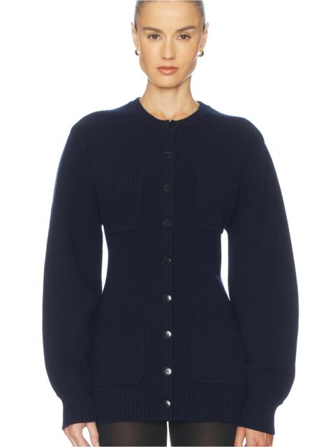 HELSA Devika Wool Cashmere Cardigan