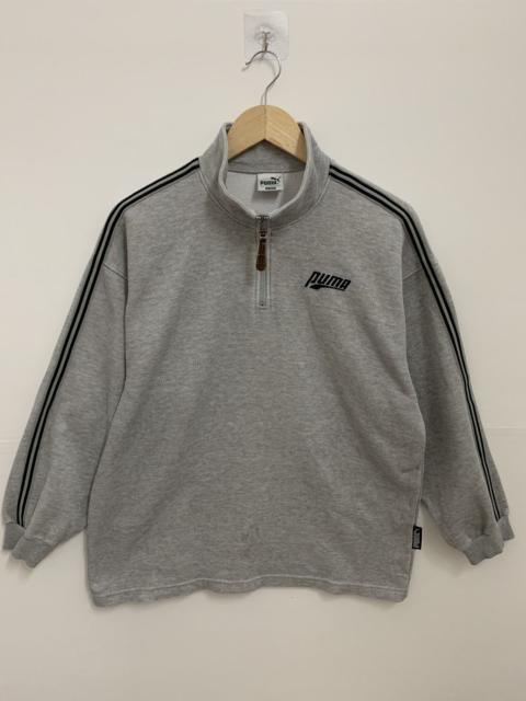 Other Designers Vintage - Vtg 90s Puma Hit Union Sweatshirt Large Grey