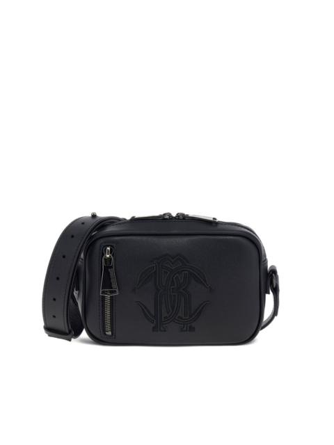 Roberto Cavalli logo messenger bag