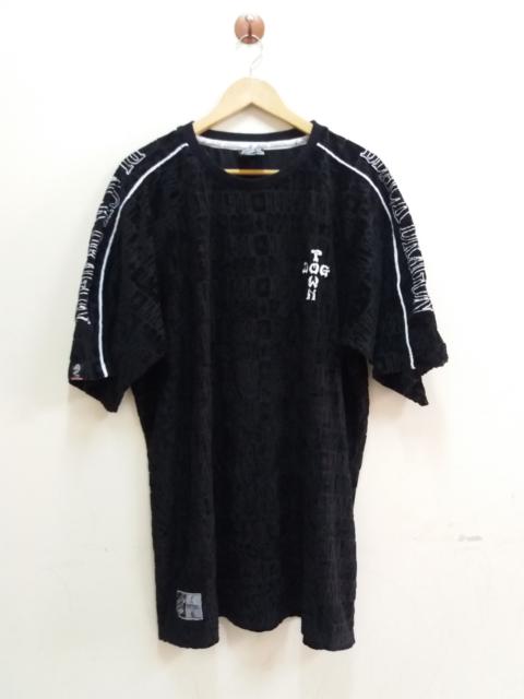 Other Designers Dogtown - Dog Town black dragon cotton t-shirt velvet materials