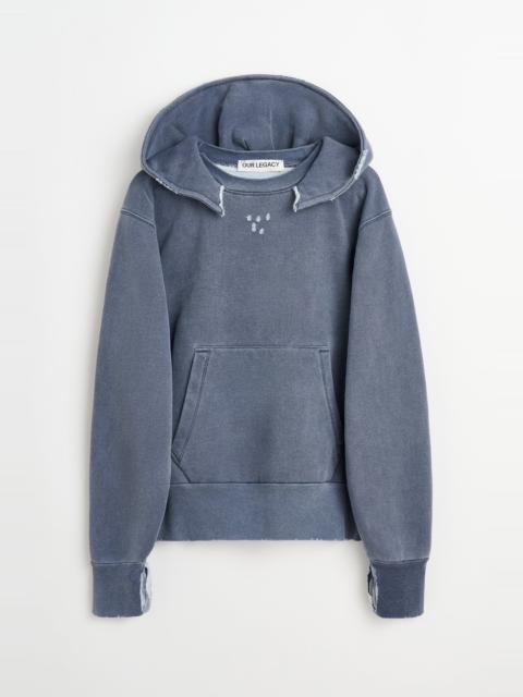 Our Legacy Relic Hoodie Blue 1000 Points Print