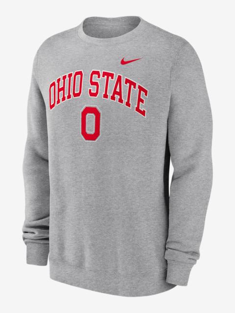 Nike Ohio State Arch Men's Nike College Pullover Crew