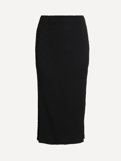 ISSEY MIYAKE Sleek Pleats Midi Skirt