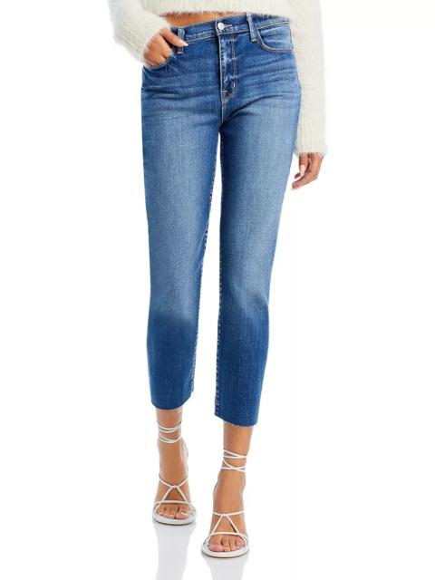 L'AGENCE Sada High Rise Cropped Slim Leg Jeans in Cambridge