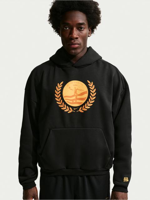 Nike LeBron "Out For Redemption" Men's Therma-FIT Brushed Basketball Pullover Hoodie