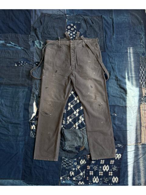 visvim VISVIM 21SS Travailler Braces Pants DMGD Charcoal