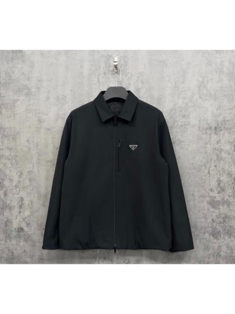 Prada Prada Zip Jacket with Enamel Triangle Logo