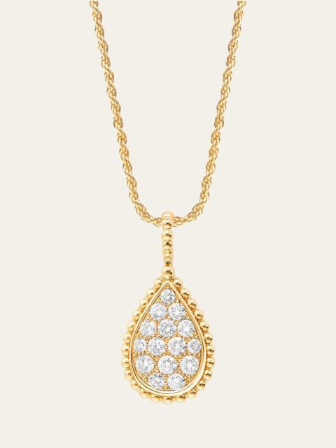 Boucheron Serpent Boheme Medium Motif Diamond Pendant Necklace