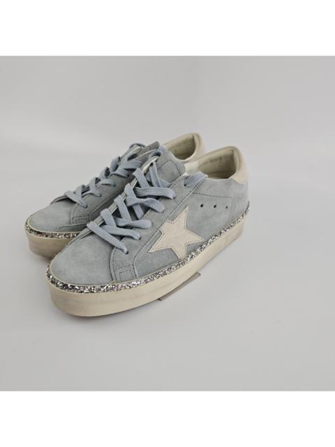 Golden Goose GOLDEN GOOSE Hi Star Women's Blue/White Suede Sneakers New (