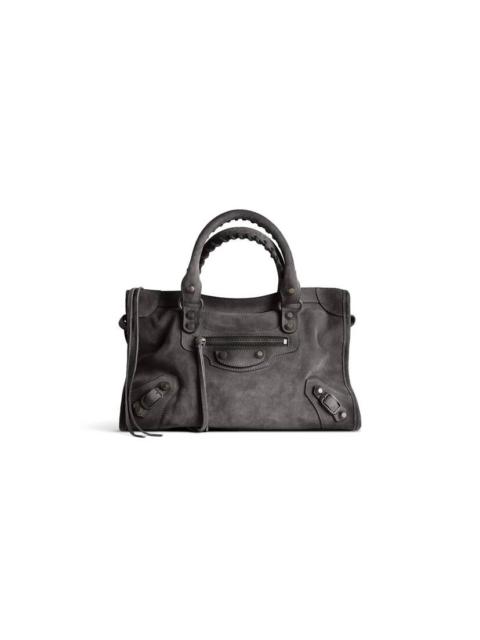 BALENCIAGA Women's Le City Bag Small in Storm Grey